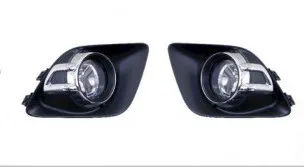 

Qirun противотуманных фар фары для сборки + Чехлы + провода + переключатель для Mitsubishi ASX 2011-ON