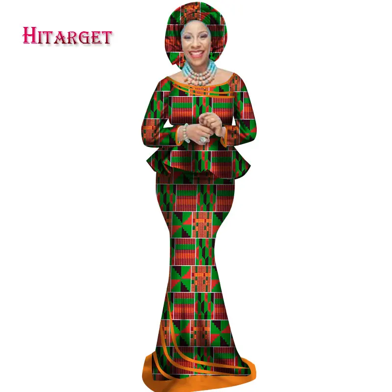 Осень 2020 африканские платья для женщин индивидуальный пошив Женская африканская