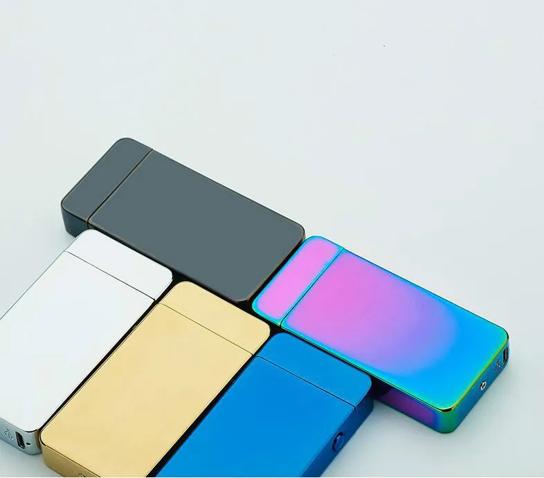Видео шоу USBClassic Inovation двойная дуговая Зажигалка Ветрозащитная электронная USB зарядка плазменная сигарета для курения электрические зажигалки