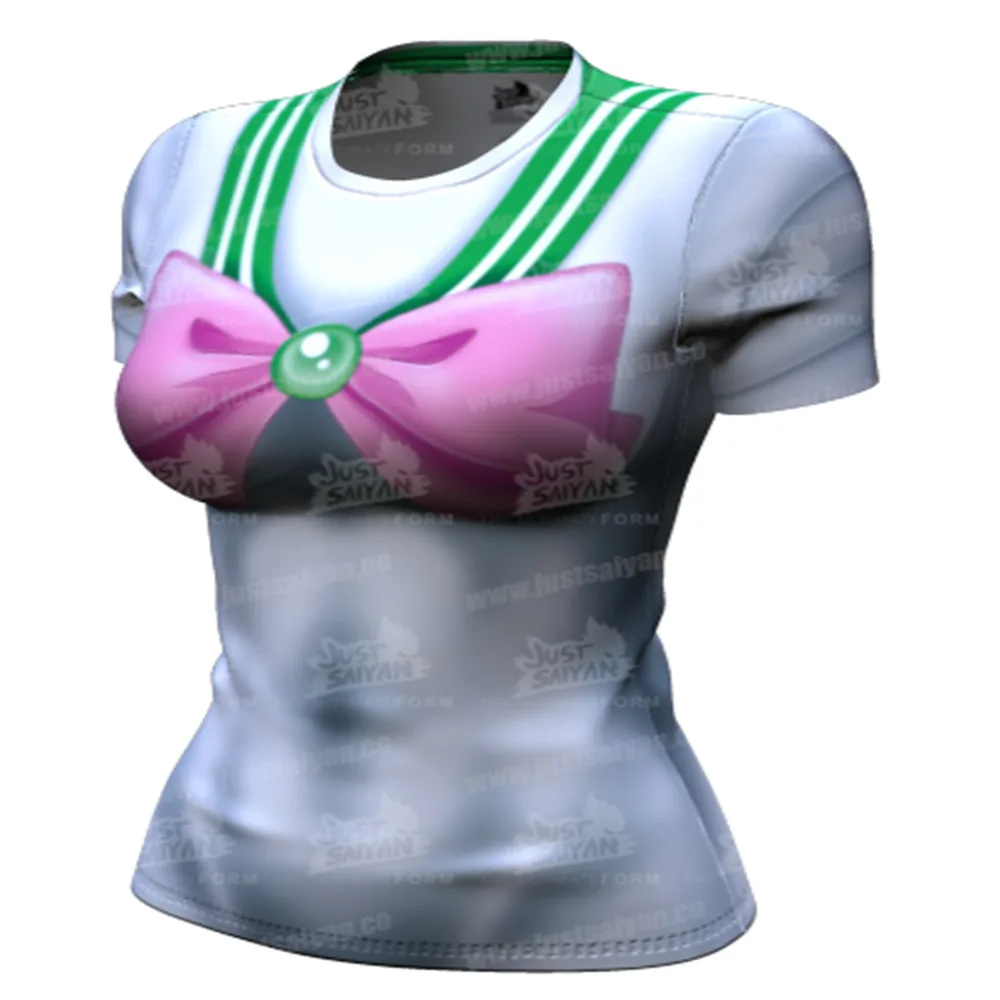

cartoon bow printed t shirts Women Harajuku streetwear cartoon print o-neck tshirt tops Women fitness short sleeve tops