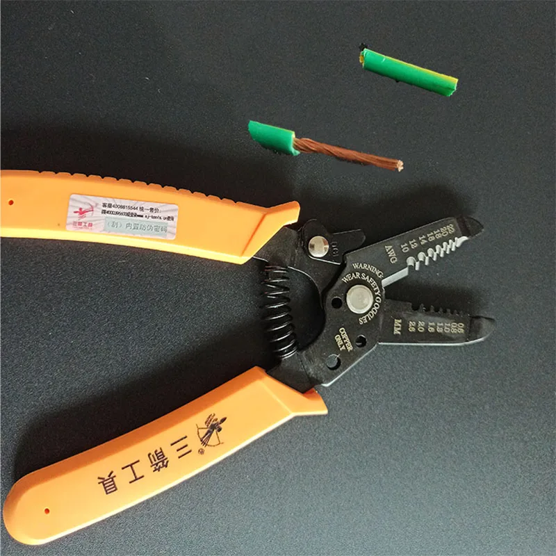 6 дюймовые портативные обжимные плоскогубцы для зачистки проводов обжимной