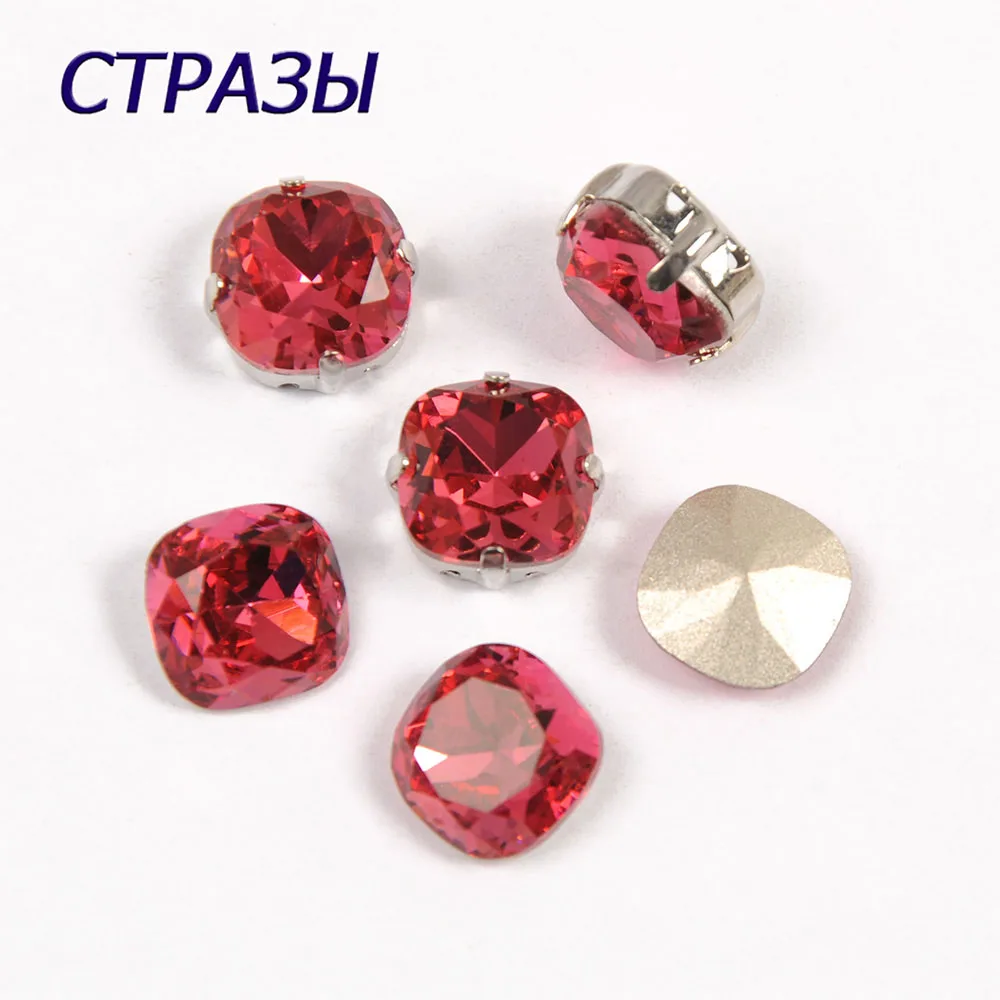 CTPA3bI 4470 кристаллы камней розового цвета бисер Точка назад для переодевания