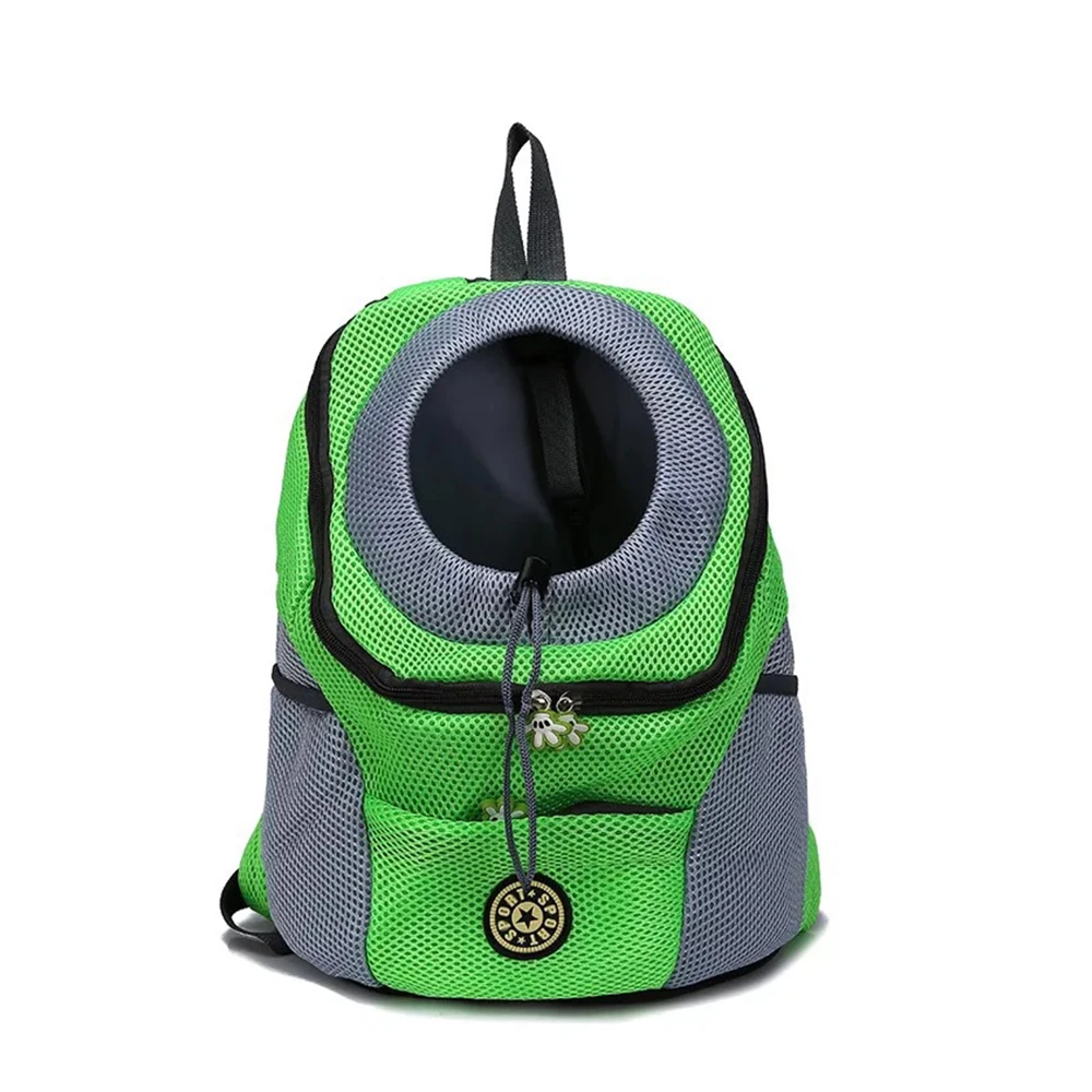 Новая уличная Сумка переноска для собак передняя сумка с двойным плечом