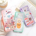 Матовый чехол с ручной росписью для Oppo Realme 5 6 7 8 Pro C15 C11 C12 Мультяшные Чехлы для Oppo A53 A72 A52 A8 A5 A7 F11 Reno 4 чехлы