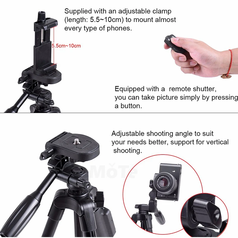 Портативный алюминиевый штатив Трипод для проектора легкая Регулируемая