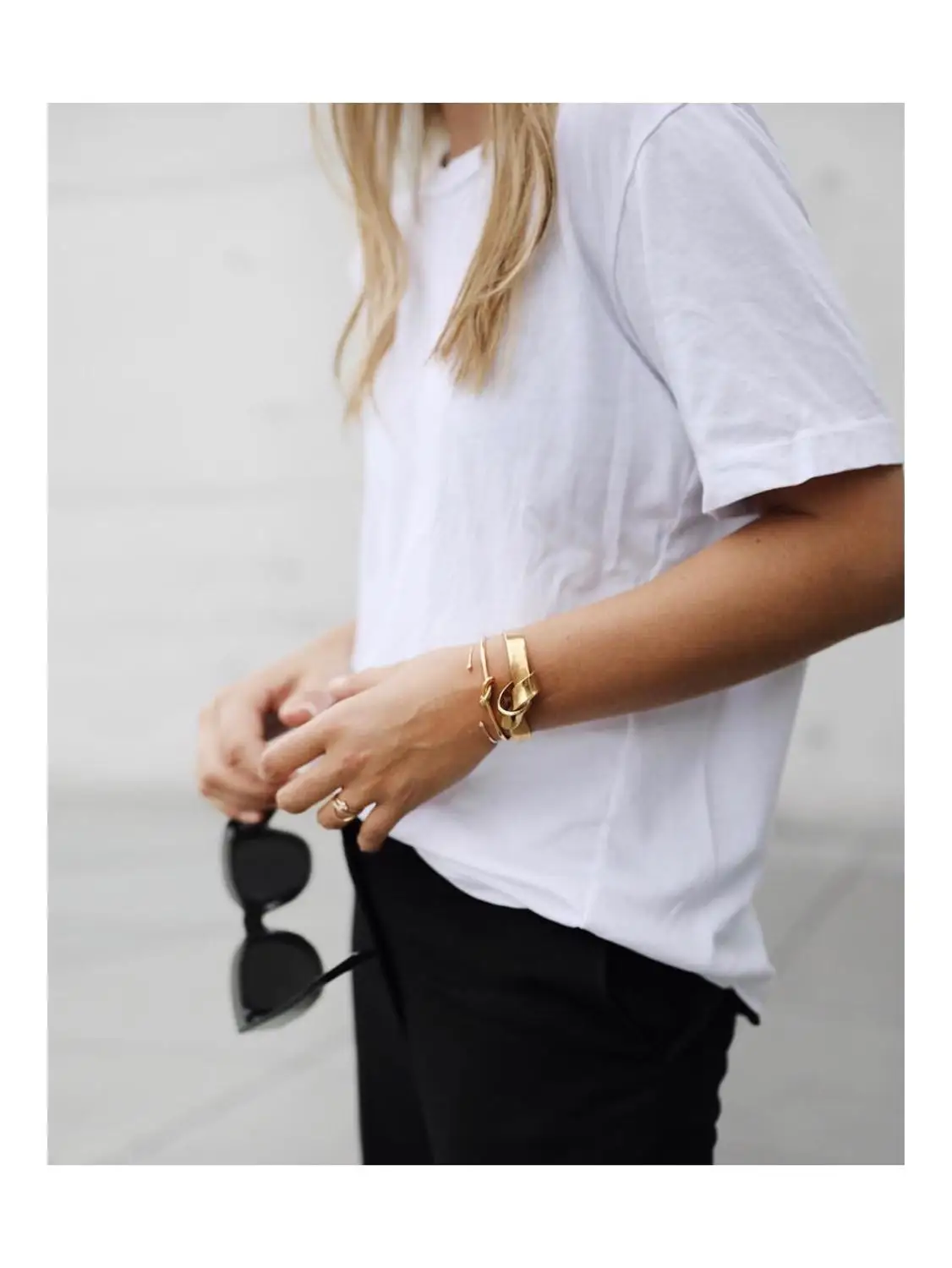 1 шт. женский эластичный браслет из нержавеющей стали | Украшения и аксессуары