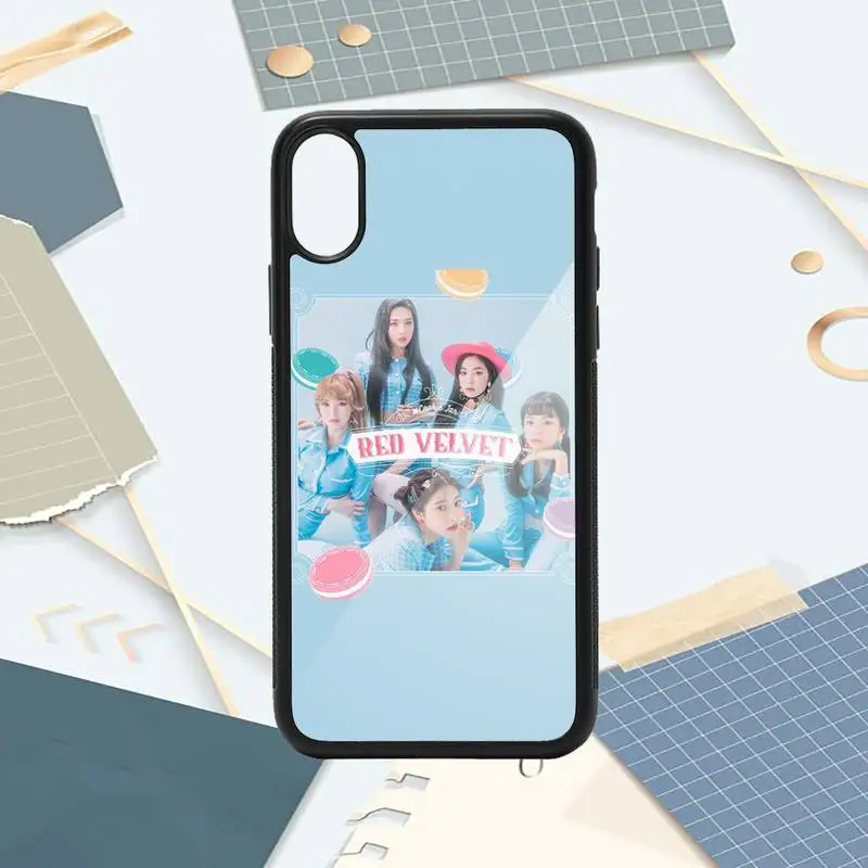 

Red Velvet kpop girl group luxury design cover Phone Case PC for iPhone 11 12 pro XS MAX 8 7 6 6S Plus X 5S SE 2020 XR