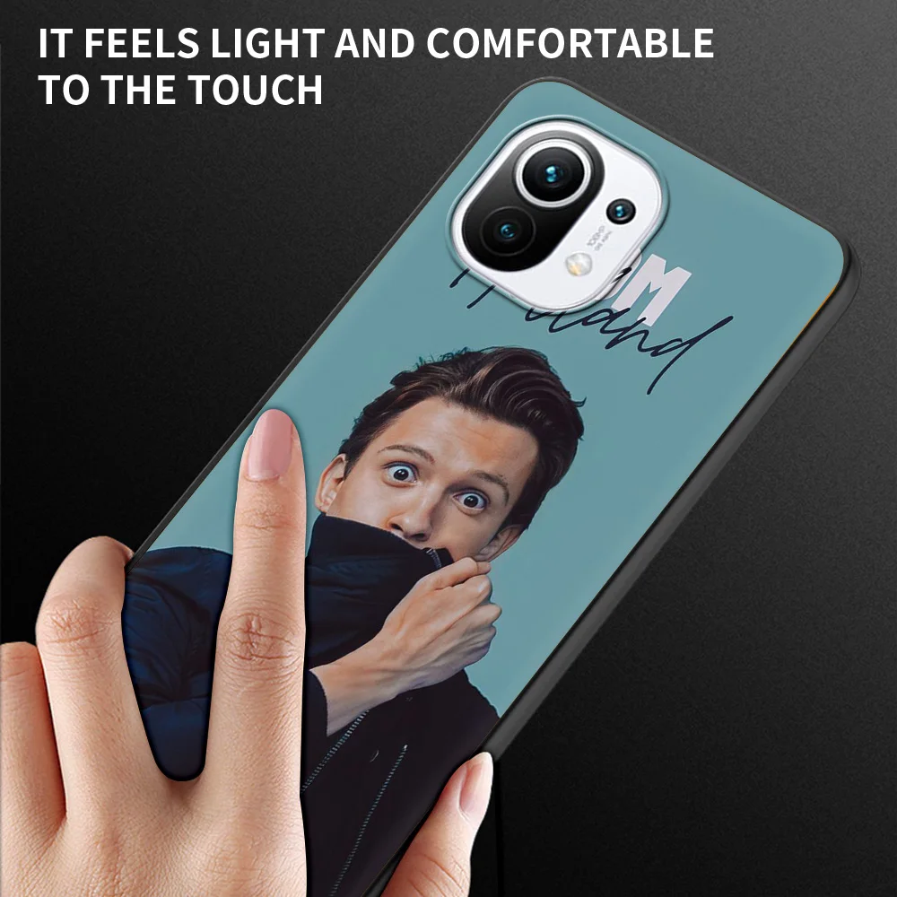 tom holland fundas shockproof case for xiaomi poco x3 nfc m3 pro bag tpu soft cover for redmi 9t 11 note 10 10t lite 5g shell free global shipping