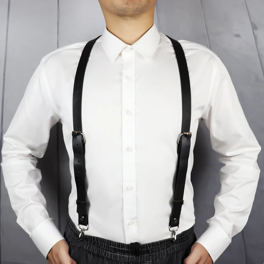 UYEE из искусственной кожи мужские ремни панк тела Связывание пикантные плечевой