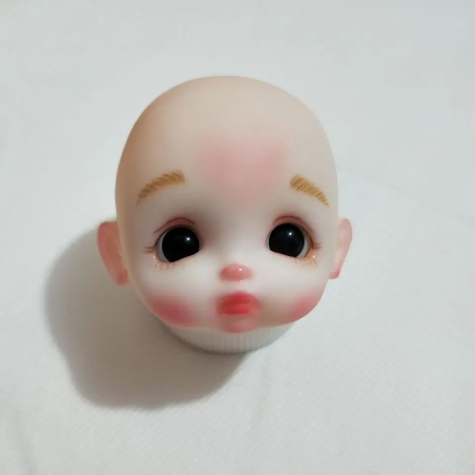 Шарнирная кукла с головой сделай сам лысой детская игрушка для игры лицом улыбки