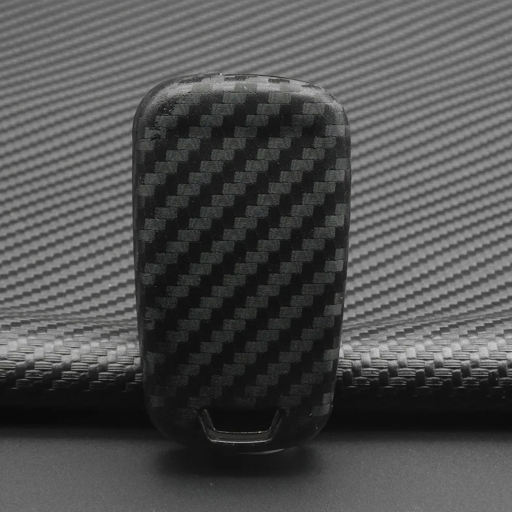 

Carbon Silicone Key Holder Cover Case For Chevrolet Cruze Aveo Trax Opel Astra Corsa Meriva Zafira Antara J Mokka Insignia