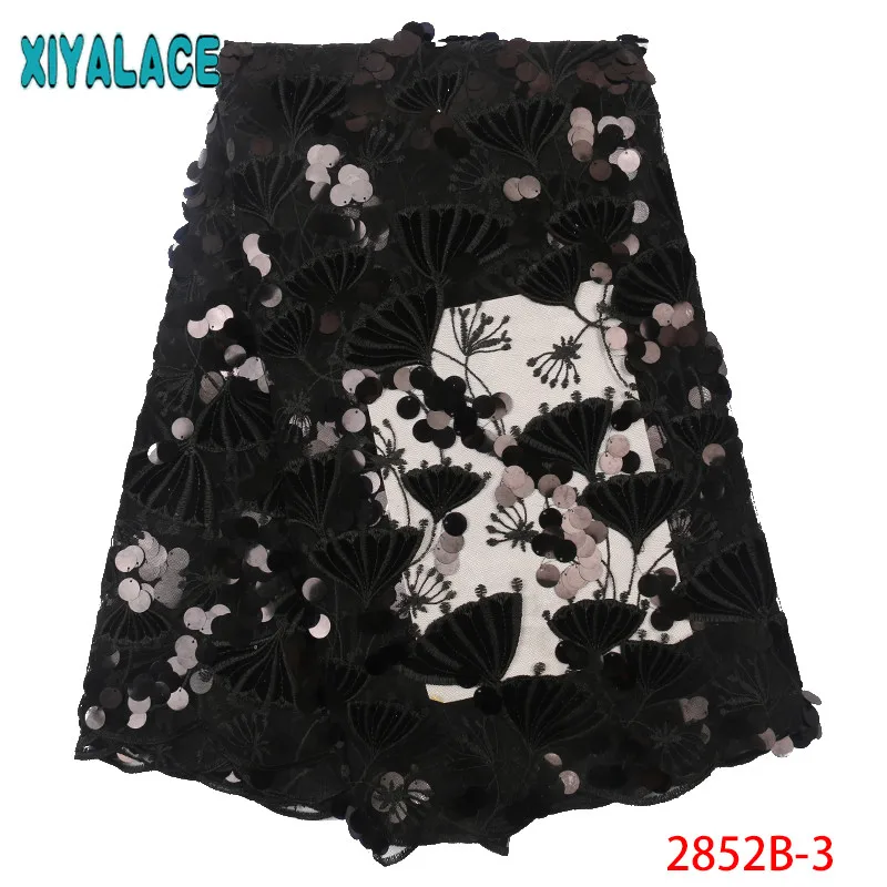 Высококачественные блестки африканская нигерийская кружевная ткань бархат и