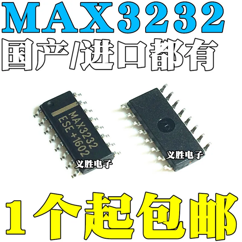 Новый и оригинальный MAX3232 MAX3232ESE MAX3232CSE SOP16 RS-232, приемопередатчик привода, новый приемопередатчик низкой мощности