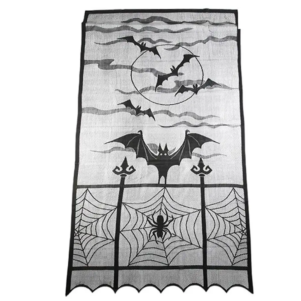Паук веб летучая мышь дом с привидениями бар клуб Хэллоуин дверь занавеска Декор