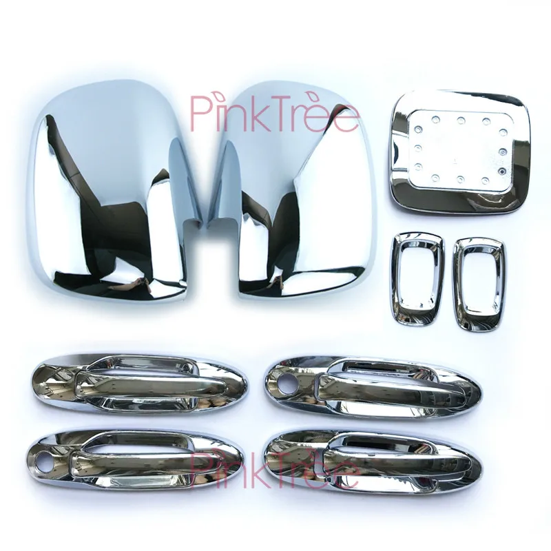 1998-2003 2004-2007 13 PCS Chrome Accessory Door Handle Side Lamp Mirror Tank Cover For Toyota Land Cruiser 100 Lexus LX470 | Автомобили и