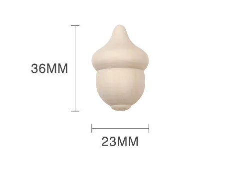 Новинка деревянные желуди для самостоятельной сборки искусственная древесина