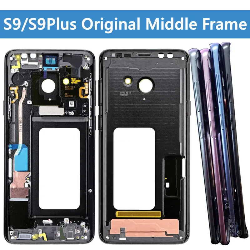 

Для Samsung galaxy S9 plus G965 S9 G960 средняя рамка средняя пластина рамка Корпус части корпуса бесплатные инструменты для ремонта и клея