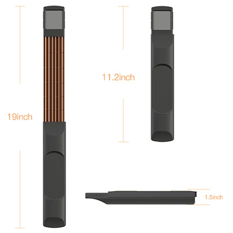 Портативный инструмент для практики карманных гитарных аккордов тренажер шеи с