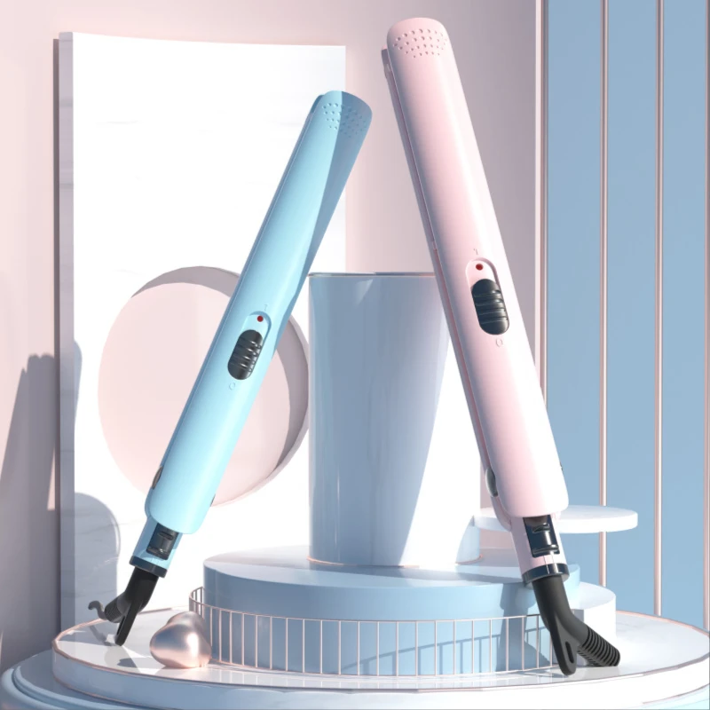 

Professional 2 in 1 Hair Straightener Curler Iron Styler Does Not Hurt Hair Straight Clip Household
