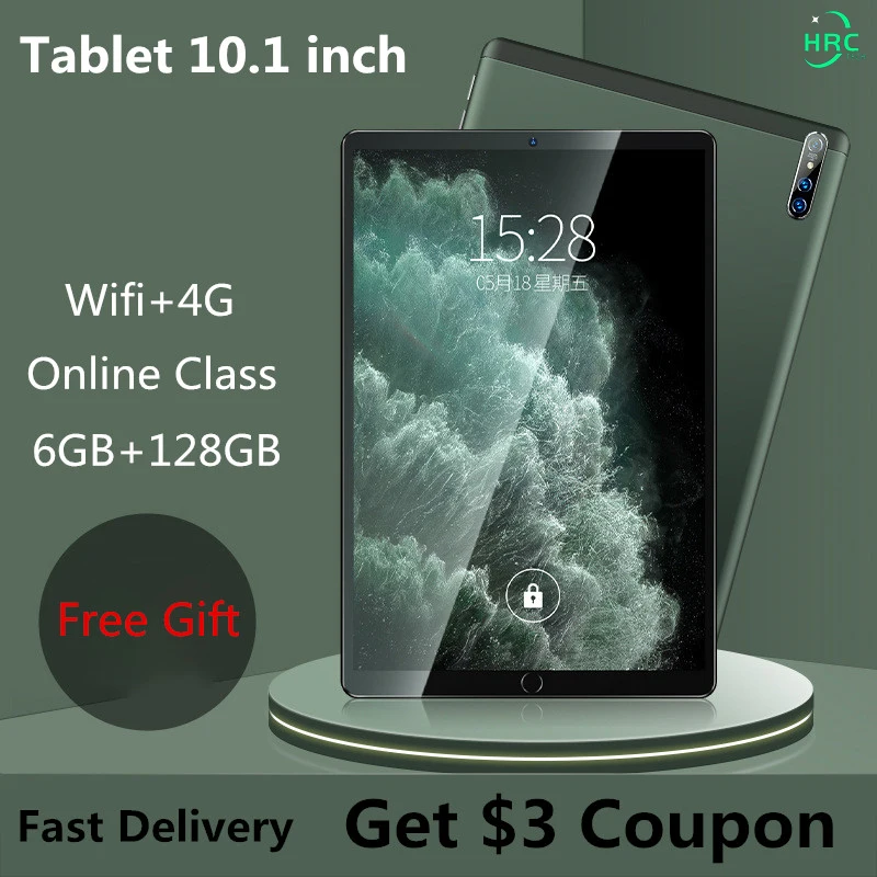 

Новый планшет 10 дюймов 6 ГБ ОЗУ 128 Гб ПЗУ планшет Android 4G Сеть 10 ядер планшетный ПК планшет