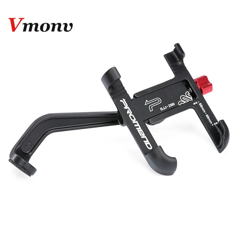 

Vmonv Aluminum Motorcycle Bicycle Rearview Phone Holder For iPhone X 8P Universal Bike Handlebar Stand Mount for Samsung S8 S9