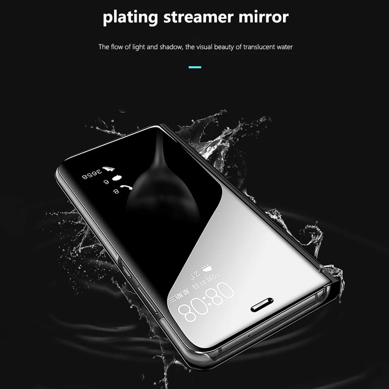 Умный зеркальный флип-чехол для Samsung Galaxy A90 A72 A71 A52 A51 A42 A41 A32 A22 A21 A12 A03s роскошный