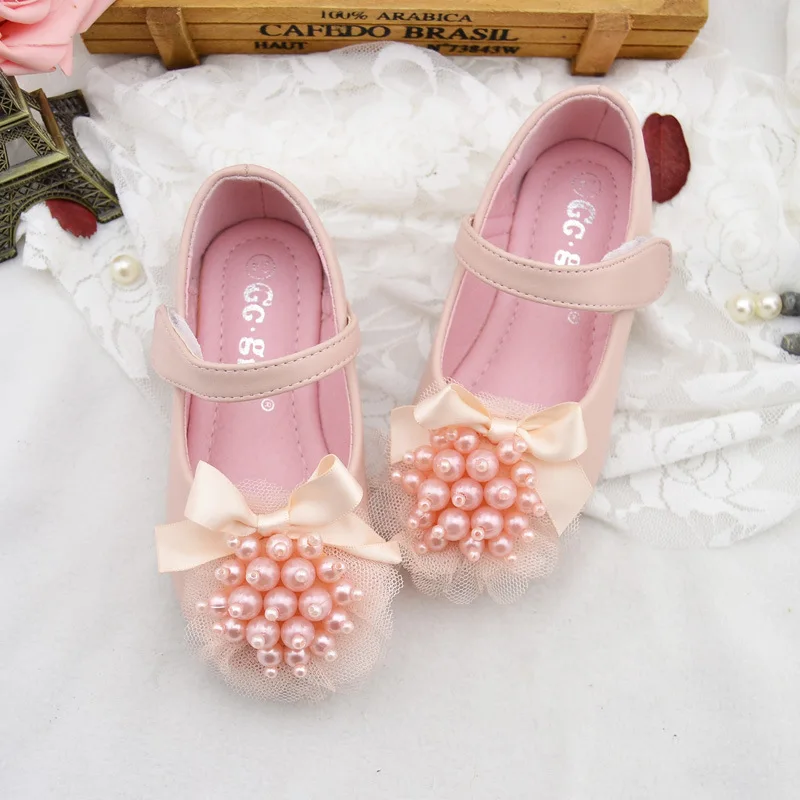 

Корейские туфли принцессы, туфли для девочек, кожаные туфли с цветочным рисунком на мягкой подошве, новинка 2020, детская обувь