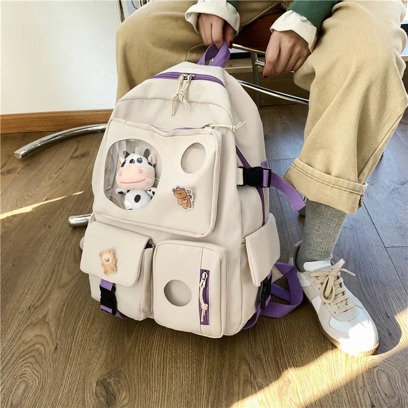 Новый студенческий рюкзак сумка прекрасный женский Высококачественная