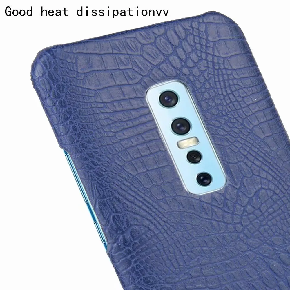 Чехол VIVO V17 Pro роскошный чехол из искусственной кожи с текстурой крокодиловой