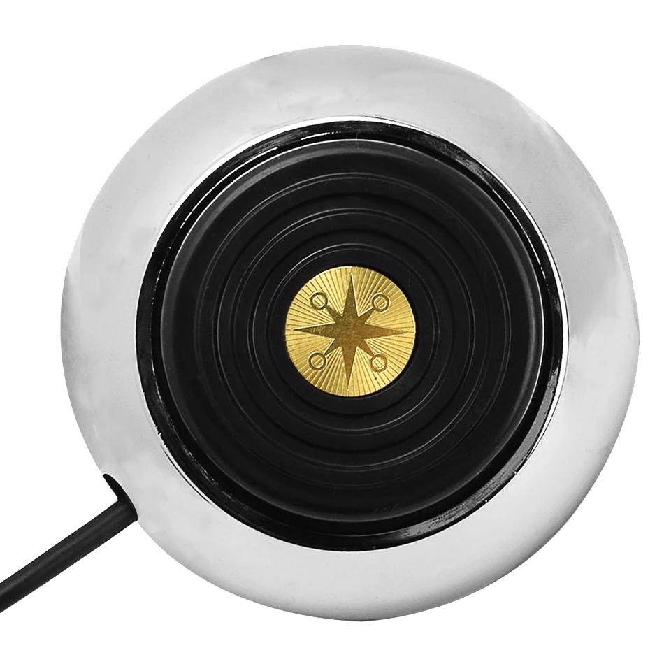 Нержавеющая сталь 360 градусов круглый ножной переключатель для тату педаль шахта