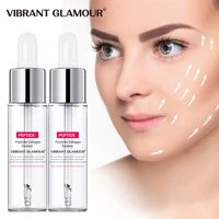 vibrant glamour 2 pcs collagen peptides face serum firming wrinkle hydrating brighten anti aging fine lines repair skin care