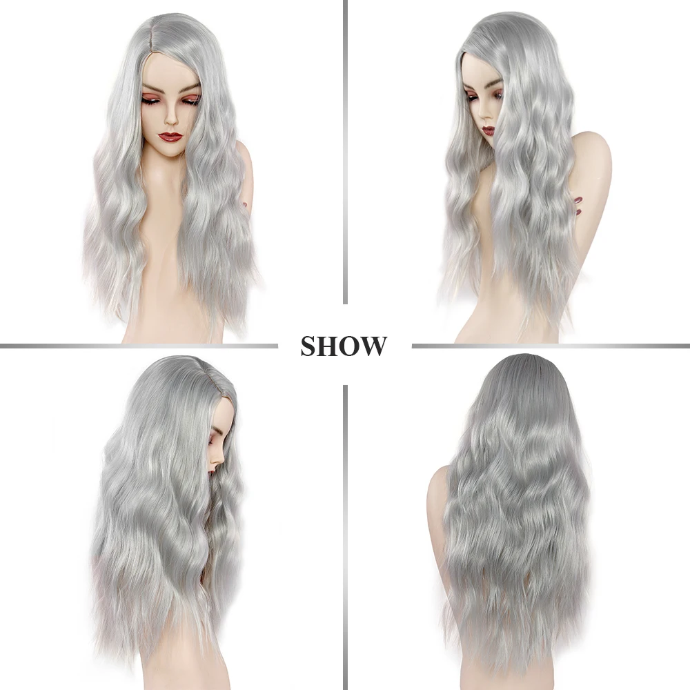 Парик Синтетический для женщин длинные термостойкие волнистые волосы