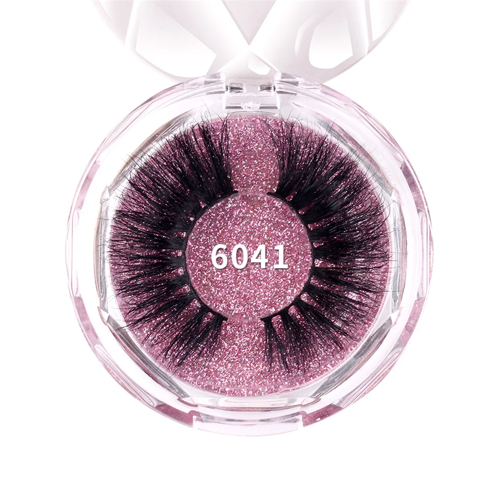 

Thinkshow 25mm 4D Mink False Eyelashes Thick Dramatic Wispies Fluffy Eyelash Extension Makeup Volume Handmade Mink Lashes Makeup