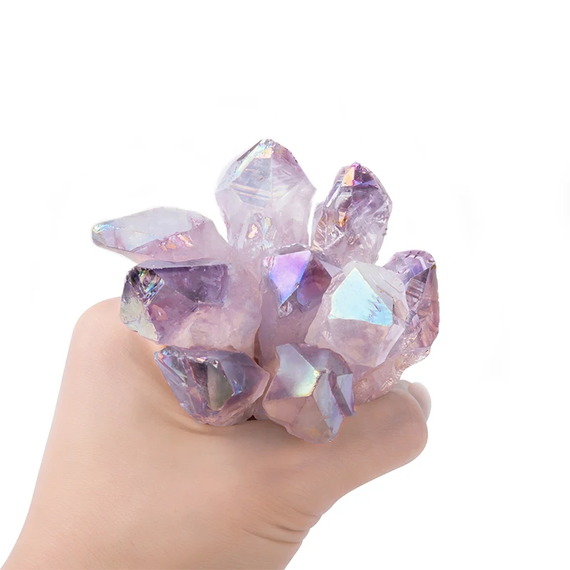 Кристаллические камни Geode 1 шт. необработанный кристаллический кластер