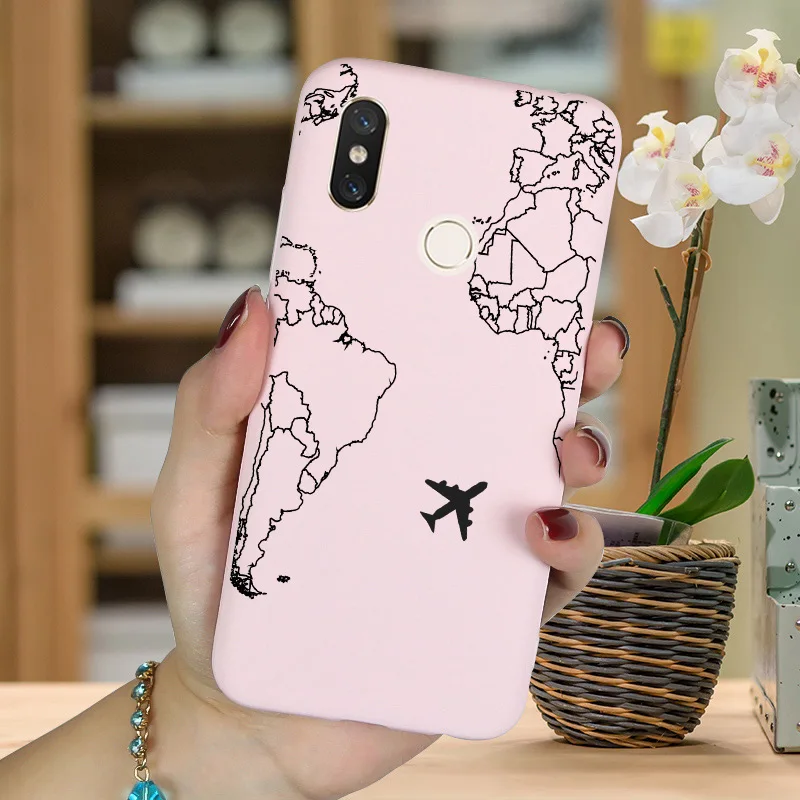 Дорожный телефон с картой для Redmi Note 8 PRO 9S 9 T 7 6 5 Plus 6A 5A 7A 8A 9A чехол Xiaomi Mi A3 A2 Lite 9T 10