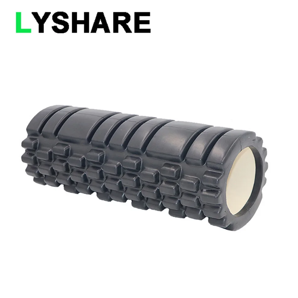 Ролик для йоги фитнеса Пилатеса пенопластовый тренировок тренажерного зала