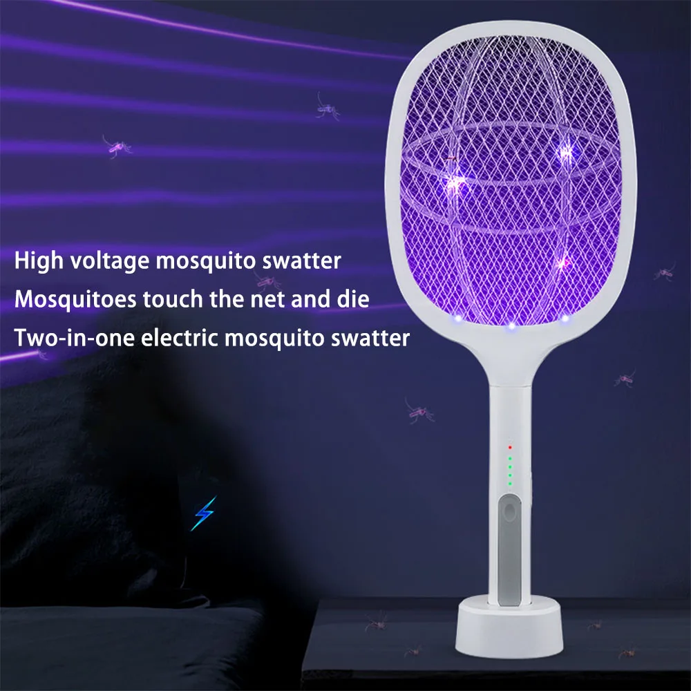 

Two In One Mosquito Repellent Killer Fly Swatter Lamp Trap Electro Flycatcher Street Home Repeller Luminary Smart Ultraviolet