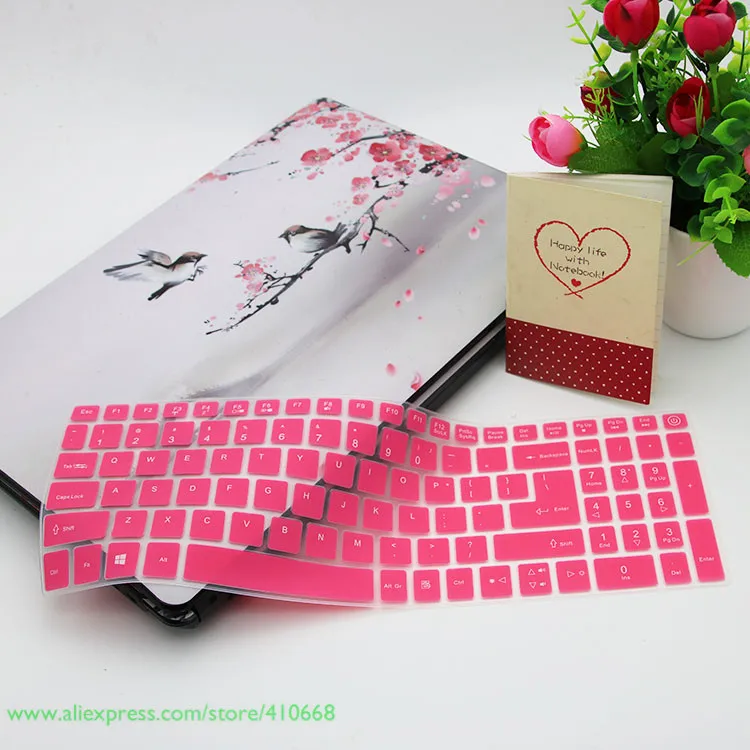 Pink 15,6 дюйма силиконовый чехол клавиатуры для acer Aspire 3 A315 51 53 51 г 53 г A315-51 A315-53G Ex2520 A315-21/31/32/51/53 A515 A615 - Цвет: Pink