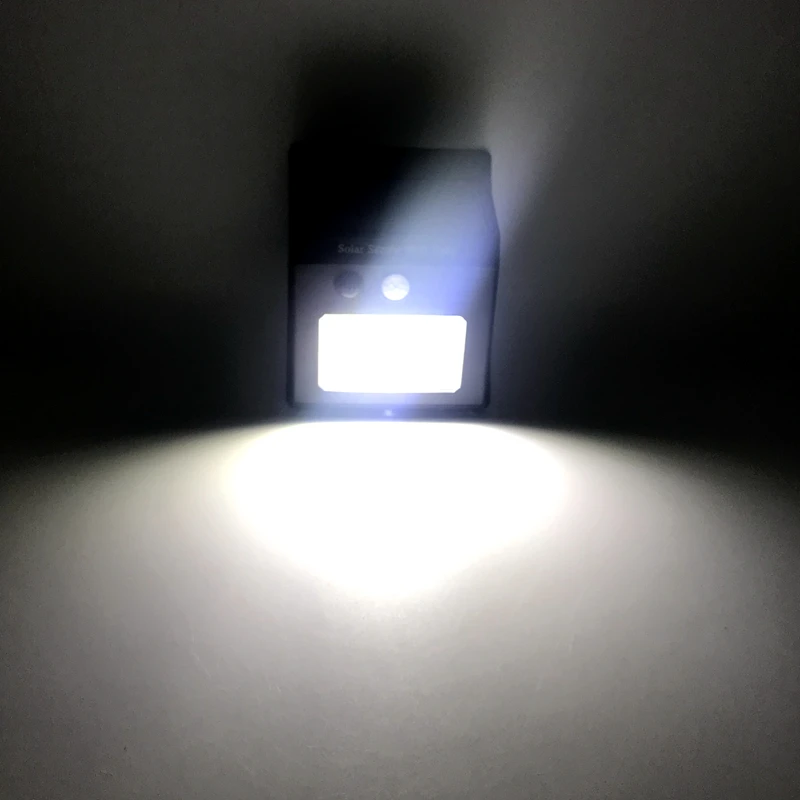 Solar Power Rechargeable LED motion sensor Wall light 10 W COB PIR Night waterproof IP65 for garden backyard security | Освещение