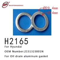 auto clip screw for hyundai oil drain aluminum gasket gasket car accessories 2151323001n