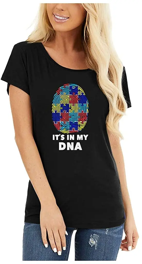 

Women's Summer Short Sleeve Shirt Fingerprint Letter Print O-Neck T-Shirt New Arrivals Slim Tee 2020 Breathable Cotton Tshirt