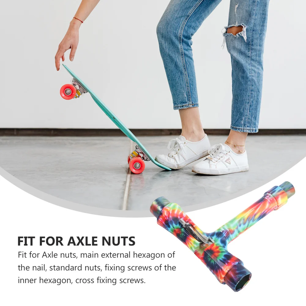 

Skateboard T Tool with T-Type Allen Key and L-Type Phillips Head Wrench