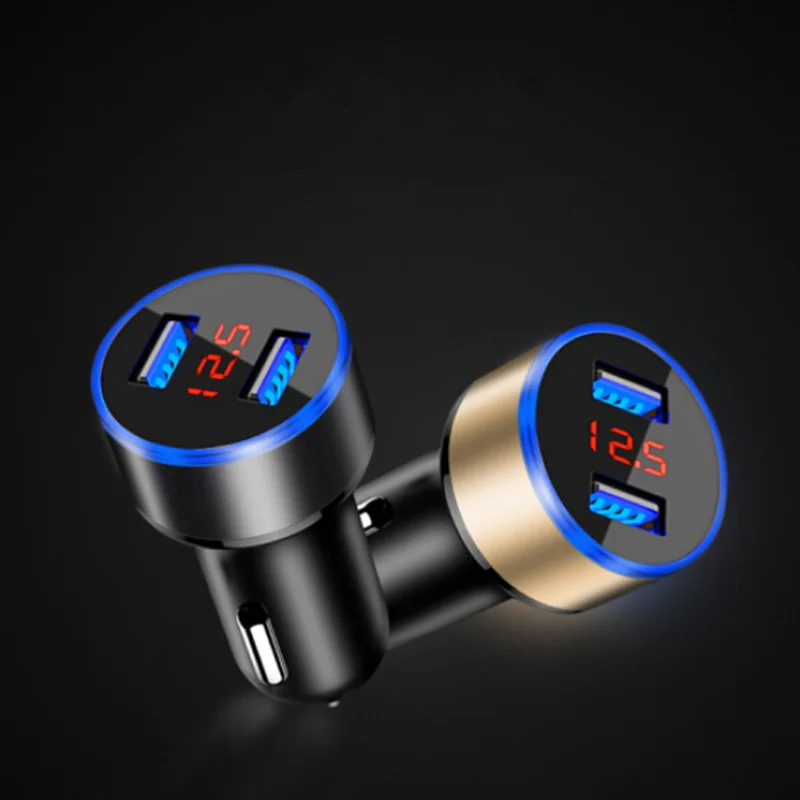 2019 USB Автомобильное светодиодный зарядное устройство для телефона автомобильные