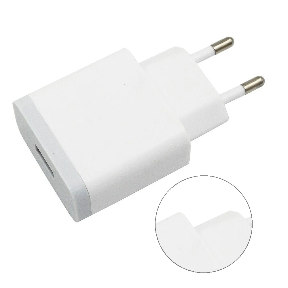 5 в 2.4A USB зарядное устройство голова США/ЕС адаптер питания Белый 1-зарядное на