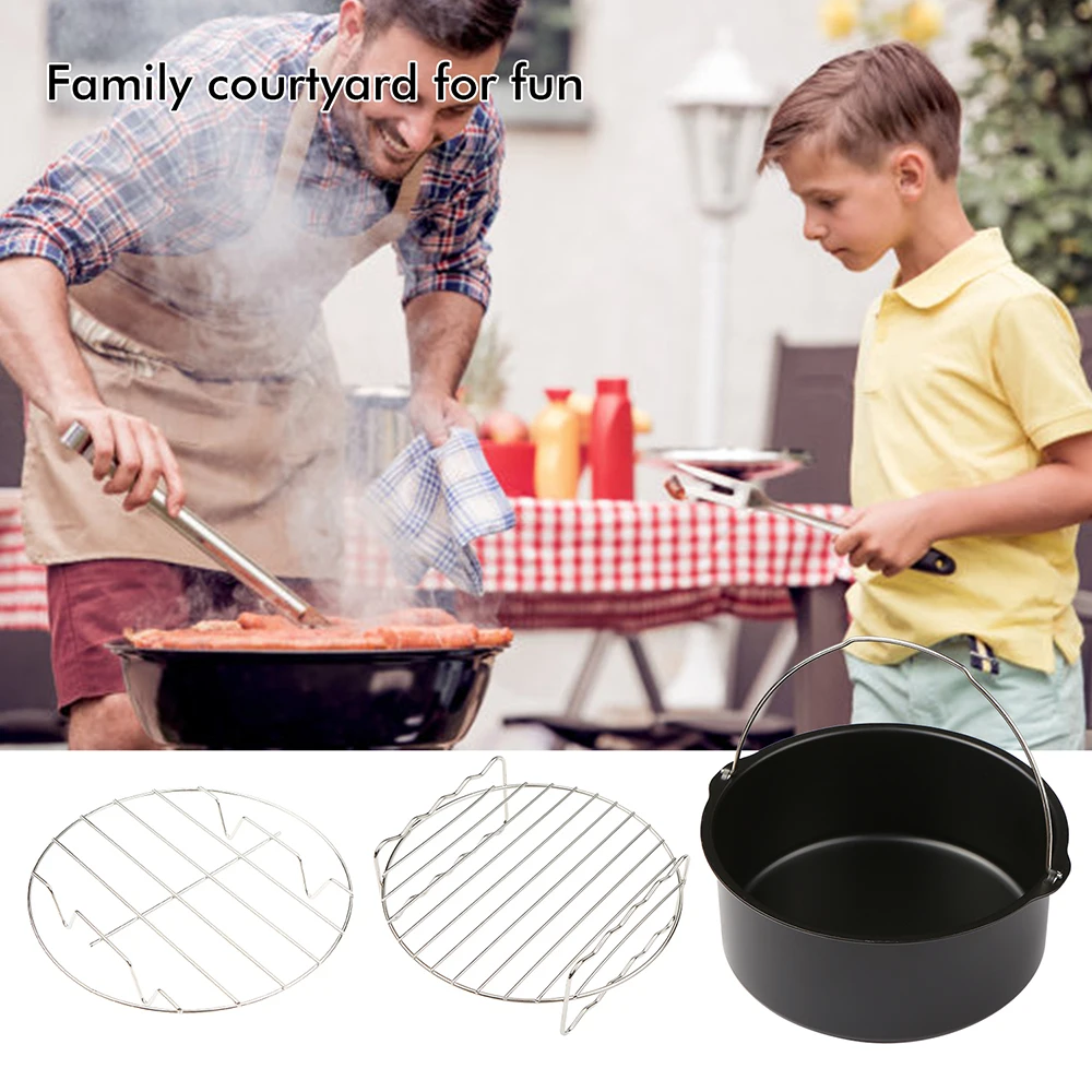 

13 шт. аксессуары для гриля для барбекю набор инструментов для фритюрницы гриль из нержавеющей стали Инструменты Гриль коврики силиконовая ...