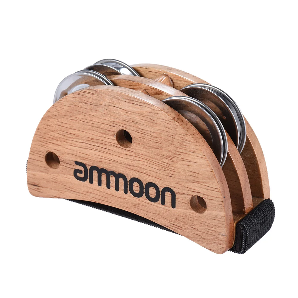 Ammoon ножной тамбурин бурливуд эллиптический ящик Cajon аксессуар для ударных