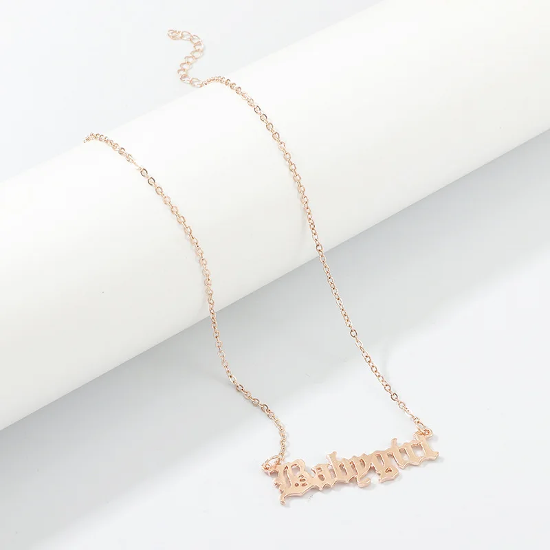 Именное ожерелье с символом индивидуальное название ювелирное изделие подарок