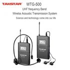 Takstar WTG-500  WTG500 UHF Беспроводной аудио система для Путеводительпередатчик для обучения + приемник + микрофон + наушники