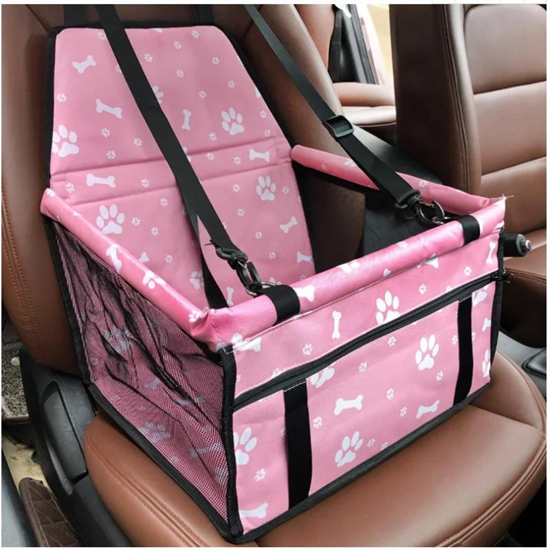 Pet Carriers dog Seat with PVC tube Cover Pad Carry Cat Puppy Bag House Car Travel Folding Hammock Waterproof Dog Bag Basket