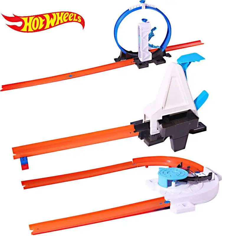 Hotwheels Carros 3-в-1 трек Asst модель машины поезд дети пластик металл для горячих колес